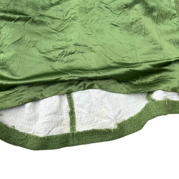 Vintage 1960s Green Wool Boucle Double Breasted Coat MINT Jackie O Chic Womens M - Picture 12 of 15